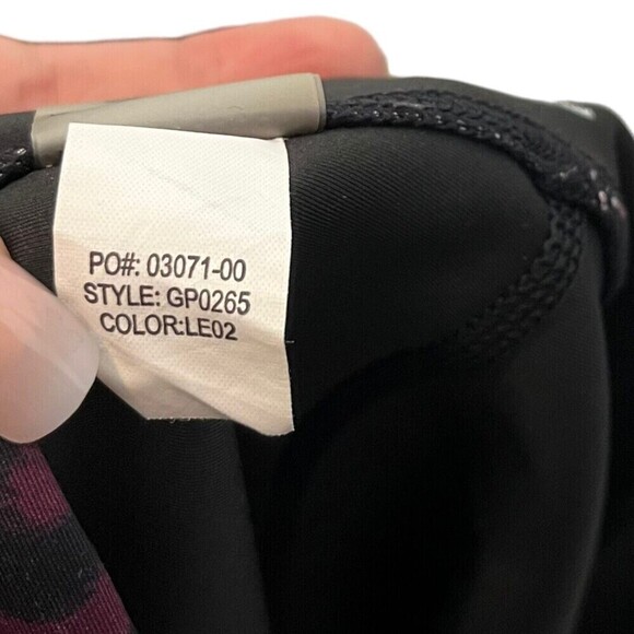 Good American Ombre Leopard Leggings Size M Cinched Waist 7/8 High Rise - Picture 12 of 13